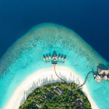 Anantara Kihavah - Aerial Hero Shot 2024